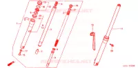 FOURCHE pour Honda APE 100 de 2002