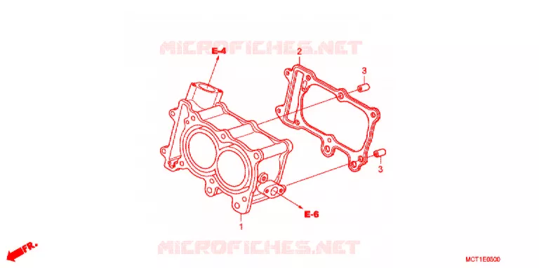 CYLINDRE Honda SCOOTER 400 SILVERWING 2003  FJS400A3