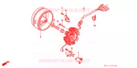 ALTERNATEUR pour Honda XR 250 R de 2004