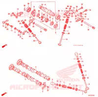 ARBRE A CAMES pour Honda XR 250 R de 2004