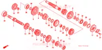 BOITE DE VITESSES pour Honda XR 250 R de 2004
