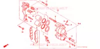 ETRIER DE FREIN AVANT pour Honda XR 250 R de 2004
