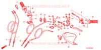 LEVIER DE GUIDON   CABLE pour Honda XR 250 R de 2004