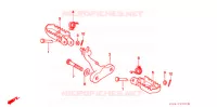 REPOSE PIED pour Honda XR 250 R de 2004