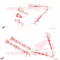 ARBRE A CAMES   SOUPAPE pour Honda RUCKUS 50 de 2003