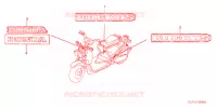 AUTOCOLLANTS pour Honda RUCKUS 50 de 2003