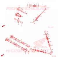 ARBRE A CAMES   SOUPAPE pour Honda RUCKUS 50 de 2004