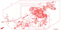 CORPS DE PAPILLON pour Honda GL 1800 GOLD WING ABS 30TH de 2005