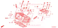 CULASSE DE CYLINDRE ARRIERE pour Honda SHADOW VT 750 AERO Hamamatsu factory de 2006