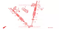 ARBRE A CAMES   SOUPAPE pour Honda APE 50 DELUXE de 2003