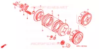 EMBRAYAGE pour Honda APE 50 DELUXE de 2003
