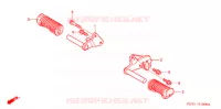 REPOSE PIED (XZ50) pour Honda APE 50 DELUXE de 2003