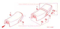 SELLE pour Honda APE 50 DELUXE de 2003