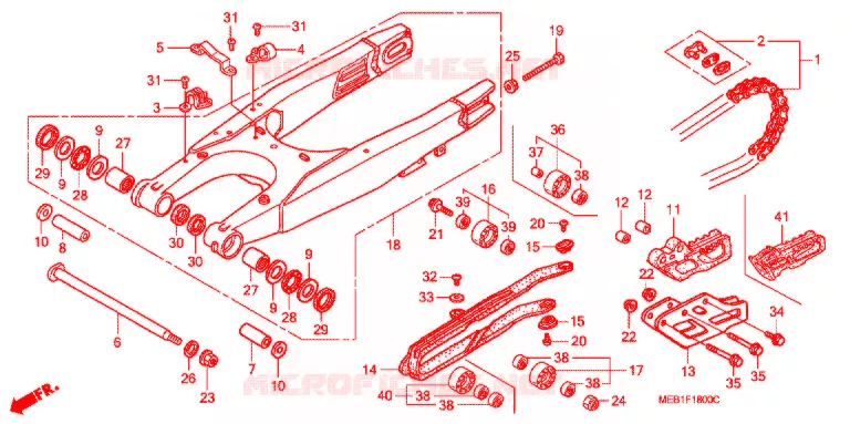 BRAS OSCILLANT Honda MOTO 450 CRF 2006  CRF450R6