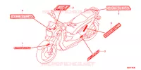 AUTOCOLLANTS pour Honda ZOOMER 110 X de 2015