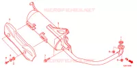 SILENCIEUX D'ECHAPPEMENT pour Honda ZOOMER 110 X de 2015