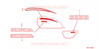 AUTOCOLLANTS pour Honda CB 223 S de 2009