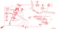 GUIDON   TE DE FOURCHE pour Honda CB 223 S de 2009