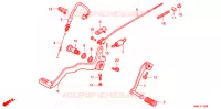 PEDALE pour Honda CB 223 S de 2009