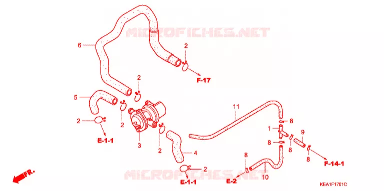 VALVE DE COMMANDE D'INJECTION D'AIR Honda MOTO 250 HORNET 2007  CB250F7