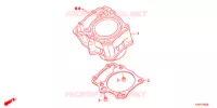 CYLINDRE pour Honda CB 250 F ABS de 2016