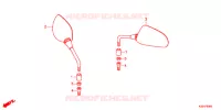 RETROVISEUR pour Honda CB 250 F ABS de 2016