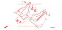 COUVERCLES LATERAUX pour Honda CB 400 SUPER FOUR ABS VTEC REVO STANDARD de 2010