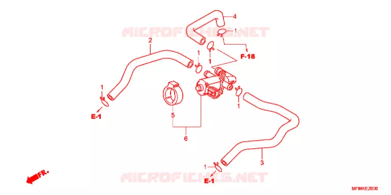 VALVE DE COMMANDE D'INJECTION D'AIR Honda MOTO 400 CB 2012  CB400SC