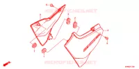 COUVERCLES LATERAUX pour Honda CB 400 SUPER BOL D\'OR ABS REVO SE de 2016