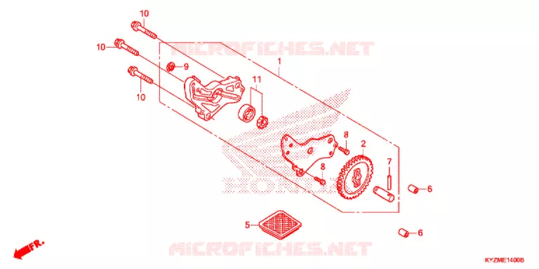 POMPE A HUILE Honda MOTO 125 FUTURE 2012  AFS125MCRD