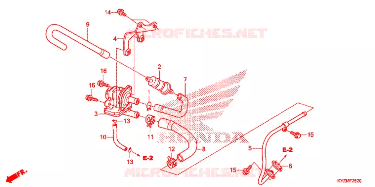 FILTRE A AIR - SOUPAPE D'AIR Honda MOTO 125 FUTURE 2012  AFS125MCSD