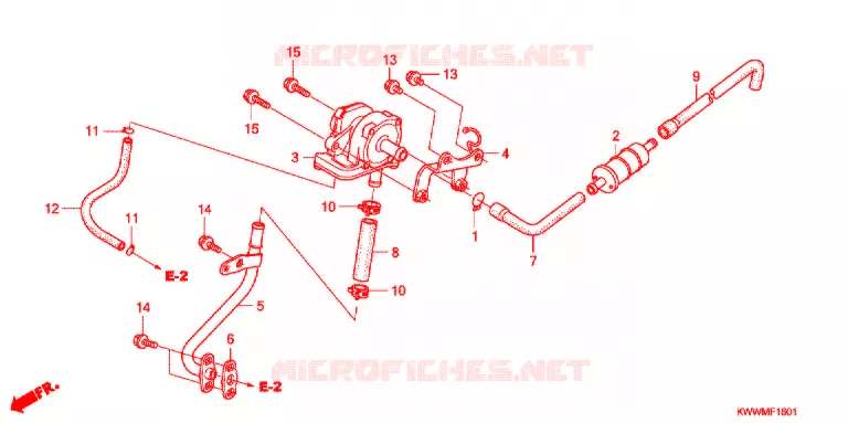 FILTRE A AIR - SOUPAPE D'AIR Honda MOTO 110 WAVE 2011  AFX110CSA