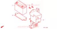 BATTERIE pour Honda LITTLE CUB 50 de 2001