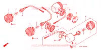 CLIGNOTANT pour Honda LITTLE CUB 50 de 2001