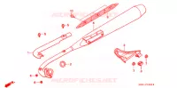 SILENCIEUX D'ECHAPPEMENT pour Honda LITTLE CUB 50 de 2001