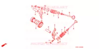 ARBRE A CAMES   SOUPAPE pour Honda LITTLE CUB 50 de 2002