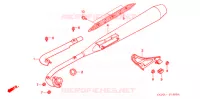 ECHAPPEMENT pour Honda LITTLE CUB 50 de 2005