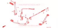 PEDALE   KICK pour Honda LITTLE CUB 50 de 2005