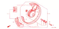 ROUE AVANT pour Honda LITTLE CUB 50 de 2005
