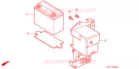BATTERIE pour Honda SUPER CUB 70 DELUXE de 1999