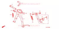 BEQUILLE pour Honda SUPER CUB 70 DELUXE de 1999