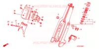 FOURCHE pour Honda SUPER CUB 70 DELUXE de 1999