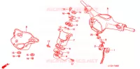 GUIDON   CARENAGE (D) pour Honda SUPER CUB 70 DELUXE de 1999