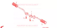 REPOSE PIED pour Honda SUPER CUB 70 DELUXE de 1999