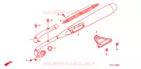 SILENCIEUX D'ECHAPPEMENT pour Honda SUPER CUB 70 DELUXE de 1999