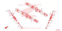 ARBRE A CAMES   SOUPAPE pour Honda CB 1100 RED de 2013