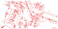 GUIDON   TE DE FOURCHE pour Honda CB 1100 RED de 2013