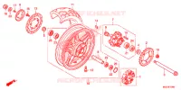 ROUE ARRIERE pour Honda CB 1100 RED de 2013
