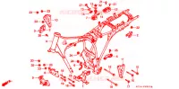 CADRE pour Honda CB 125 TWIN de 1990