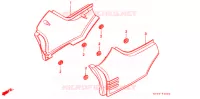 COUVERCLES LATERAUX pour Honda CB 125 TWIN de 1990
